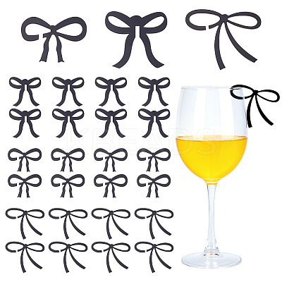 30Pcs 3 Styles Acrylic Wine Glass Charms AJEW-ME0001-11B-1