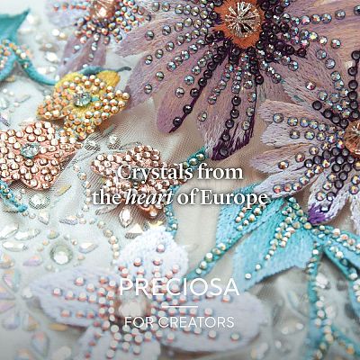 Preciosa® Crystal Hotfix Flatback Stones Y-PRC-HSS8-71350-200-1