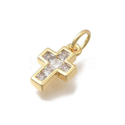 Brass Micro Pave Cubic Zirconia Pendants LS-KK-D431-069G-1