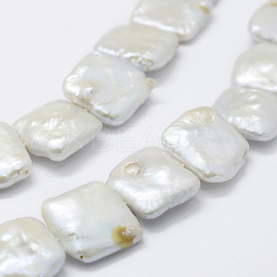 Natural Baroque Pearl Keshi Pearl Beads Strands PEAR-K004-42-1