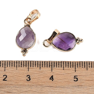 Natural Mixed Stone Faceted Pendans KK-L218-004G-M-1