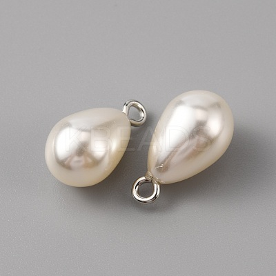 ABS Plastic Imitation Pearl Pendants KY-WH0045-25D-P-1