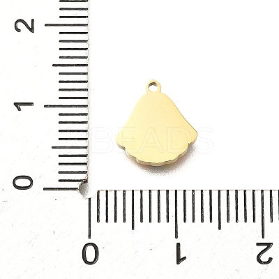 Ion Plating(IP) 304 Stainless Steel Charms STAS-C115-04G-1