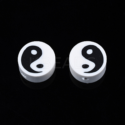 Handmade Polymer Clay Beads X-CLAY-T016-65K-1