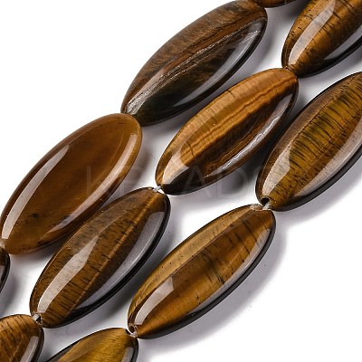 Natural Tiger Eye Beads Strands G-B078-E11-01-1