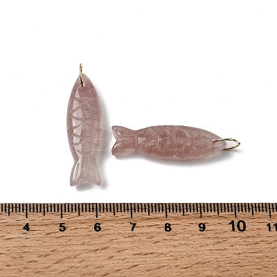 Natural Mixed Stone Carved Pendants G-G314-01G-1