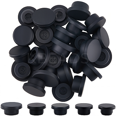 30Pcs 5 Styles Silicone Hole Plugs AJEW-GF0011-63A-1