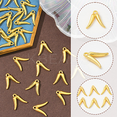 60Pcs Tibetan Style Alloy Pendants FIND-SC0019-36G-1