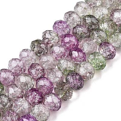 Transparent Glass Beads Strands GLAA-T023-10mm-A16-1