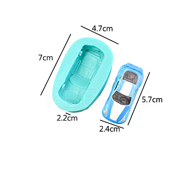 Racing Car Shape Cake Decoration Food Grade Silicone Molds DIY-M037-03-1