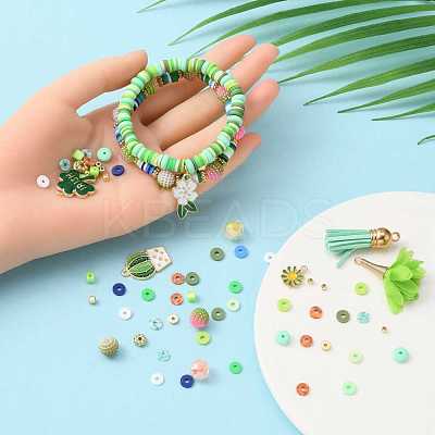 DIY Spring Theme Bracelet Making Kit DIY-YW0005-38-1
