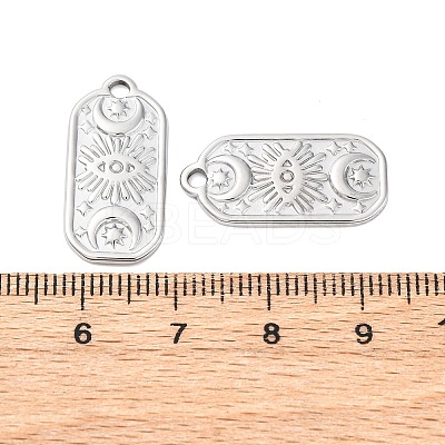Non-Tarnish 304 Stainless Steel Pendants STAS-E182-10P-1