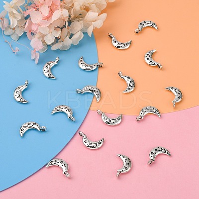 Tibetan Style Alloy Pendants TIBEP-S299-27AS-RS-1