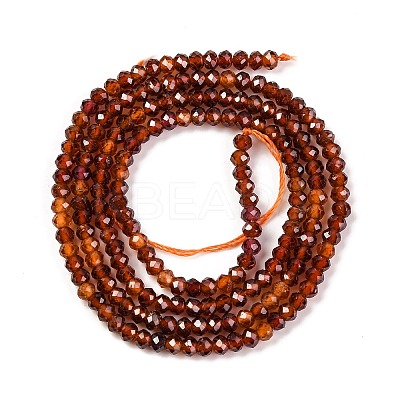 Natural Garnet Beads Strands G-F770-D03-02-1