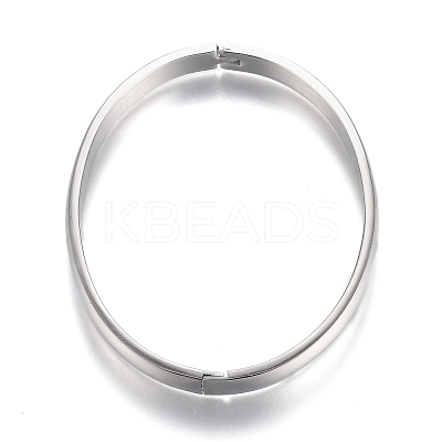 Tarnish Resistant 304 Stainless Steel Bangles STAS-I166-36C-1