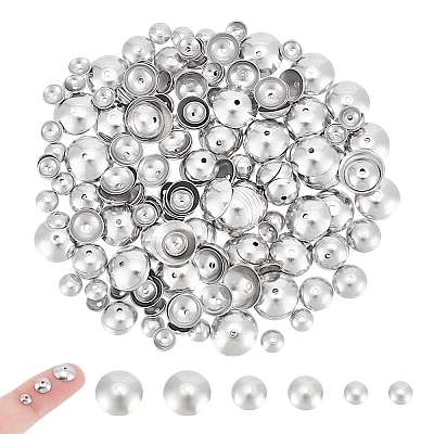 304 Stainless Steel Bead Caps STAS-UN0061-25-1