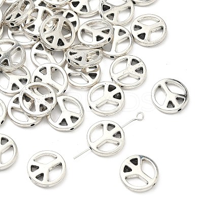 Tibetan Style Alloy Beads X-TIBEB-A14187-AS-RS-1