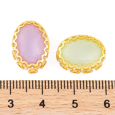 Oval Sew on Rhinestone GLAA-K069-05A-G-1