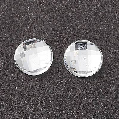 Acrylic Rhinestone Cabochons GACR-R002-8mm-08-1