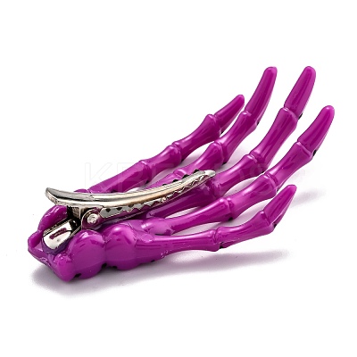 Halloween Skeleton Hands Bone Hair Clips PHAR-H063-A01-1