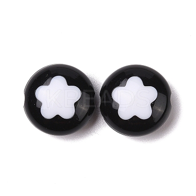 Two-tone Acrylic Beads LS-OACR-U003-11-1