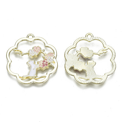 Environemental Alloy Enamel Pendants LS-X-PALLOY-N162-003-RS-1
