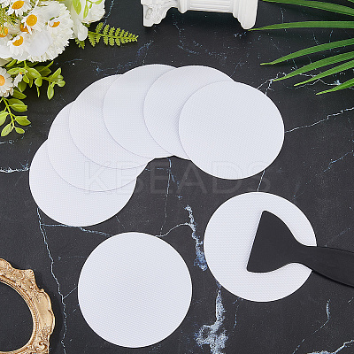 Flat Round PEVA Bathtub Non-Slip Stickers AJEW-CN0003-85A-1