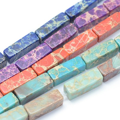 Natural Imperial Jasper Beads Strands G-P391-A-1
