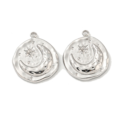 Non-Tarnish 304 Stainless Steel Pendants STAS-L022-189P-1