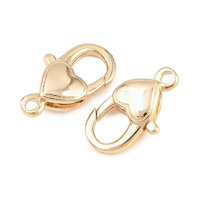 Brass Lobster Claw Clasps KK-H287-08H-G-1