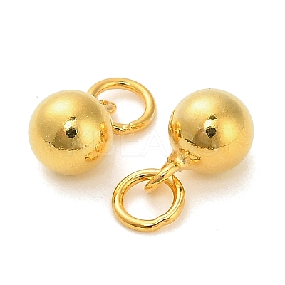 925 Sterling Silver Hollow Round Charms STER-P071-19G-1