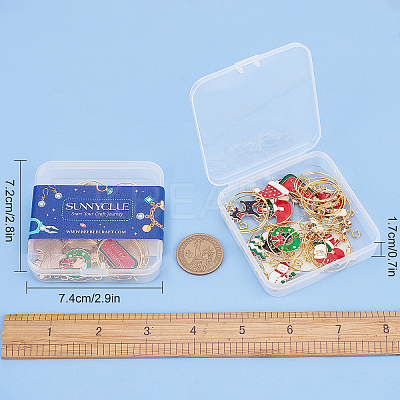DIY Christmas Wine Glass Charm Making Kits DIY-SC0018-87-1