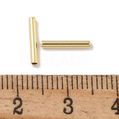 Brass Tube Beads KK-H503-03G-01-1