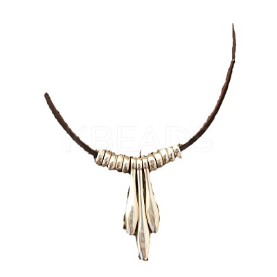 Teardrop Bohemian Style Alloy Pendant Necklaces FS-WG785B4-01-1