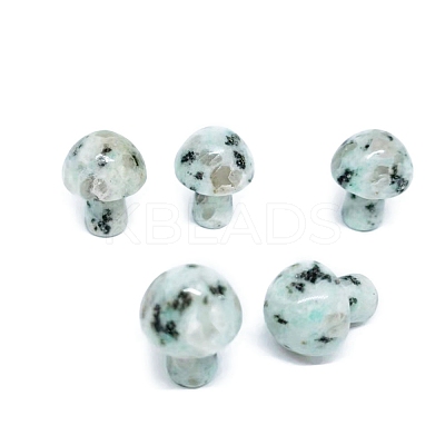 Natural Sesame Jasper Healing Mushroom Figurines PW-WG12900-06-1