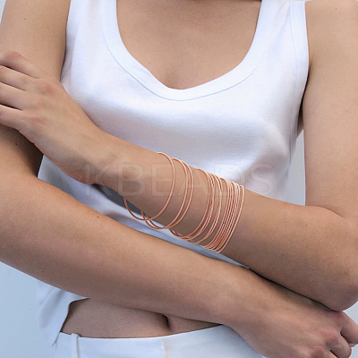 40 Strands Spring Bracelets TWIR-BC0001-51RG-1