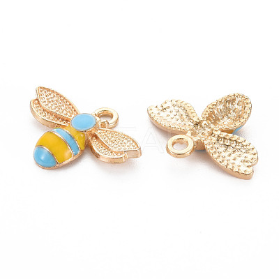 Alloy Enamel Pendants ENAM-S121-174C-RS-1