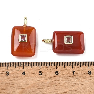 Natural Carnelian Pendants G-K372-04G-05-1