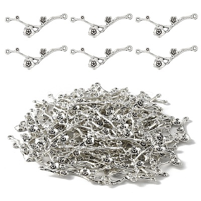 100G Tibetan Style Alloy Connector Charms FIND-YW0008-03-1