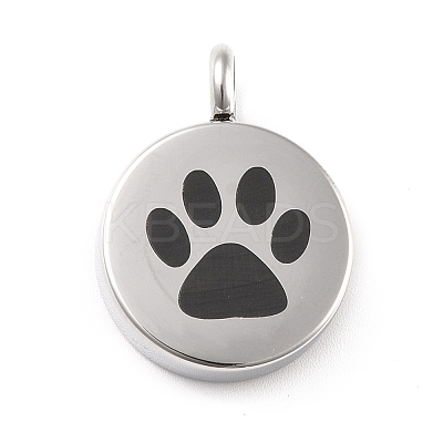 Non-Tarnish 304 Stainless Steel Urn Pendants STAS-D179-22P-1