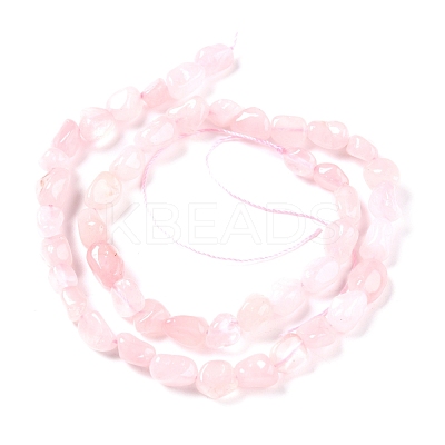 Natural Madagascar Rose Quartz Beads Strands G-G018-13B-1