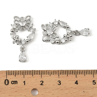 Brass Micro Pave Cubic Zirconia Pendants LS-KK-C107-03P-1