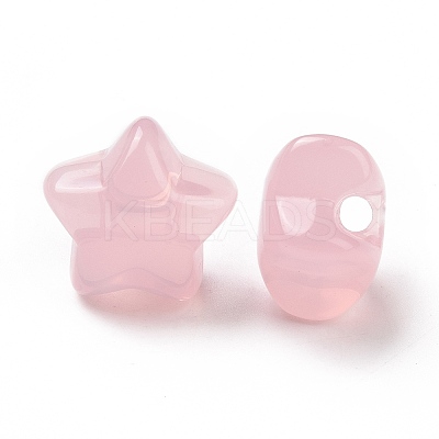 Imitation Jelly Style Acrylic Beads OACR-B002-03E-1