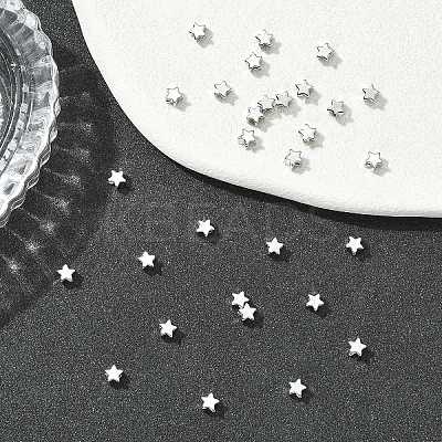 SHEGRACE Brass Star Beads XGRPCU149-299P-1
