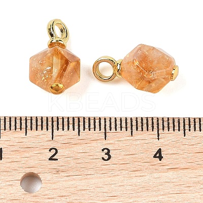 Natural Citrine Pendants G-C148-01A-G-1