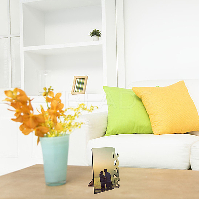Sublimation MDF Blanks Photo Frame DJEW-CN0001-04-1