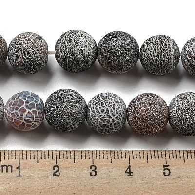 Natural Weathered Agate Beads Strands G-P538-A01-08-1