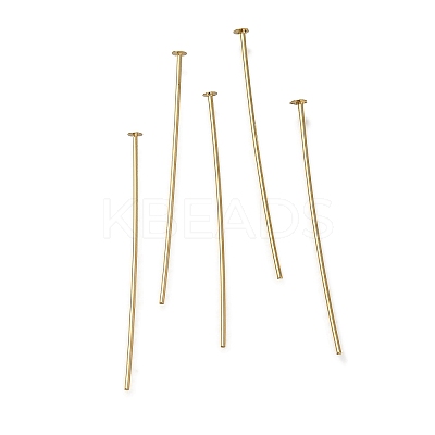 Brass Flat Head Pins KK-H502-01E-G-1