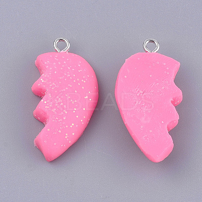 Handmade Polymer Clay Pendants X-CLAY-S091-88B-1