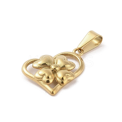 PVD Vacuum Plating 304 Stainless Steel Pendants STAS-R232-14B-G-1